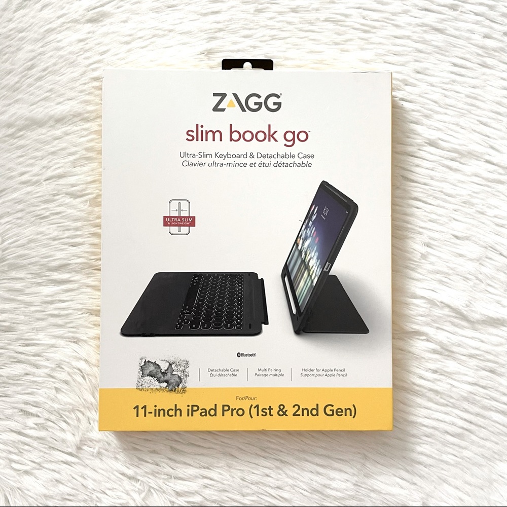 ZAGG Slim Book Go for iPad Pro 11 inch (1st and 2nd Gen)
